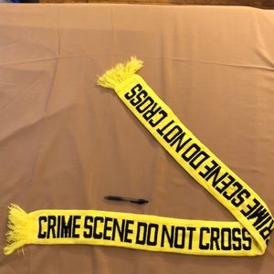 Crime Scene Do Not Cross Scarf